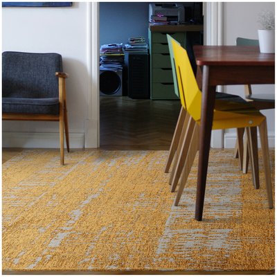 Abstract Chenille Blend Flatweave Rug SO'HOME
