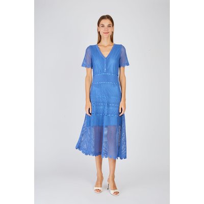 Robe midi en maille ajourée XARENI DERHY