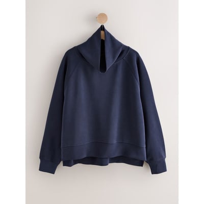 Pull active à col bénitier en modal doux NEXT