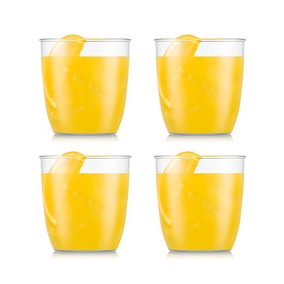 Bodum 0.35 L Transparent KVADRANT Set 4 gobelets plastique BODUM