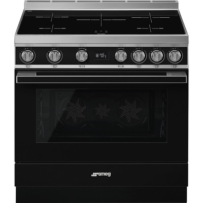 Piano de cuisson induction 5 feux 90 cm CPF9IP SMEG