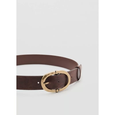 Ceinture boucle métallique texturée MANGO