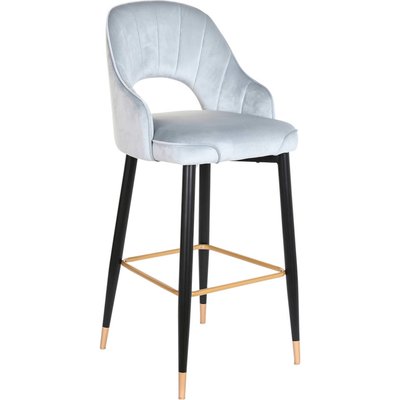 Chaise de bar en velours moderne RECOLLECTION