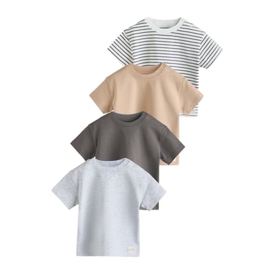 T-shirt bébé à manches courtes, lot de 4 NEXT