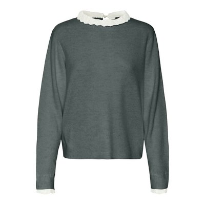 Feinstrick-Pullover mit Lochmuster VERO MODA