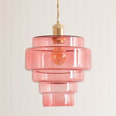Glass 5-Tier Easy Fit Pendant Lamp Shade SO'HOME