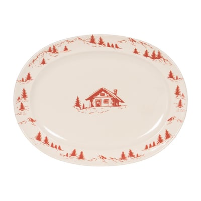Plat ovale Alpages   42 cm x 30 cm TABLE PASSION