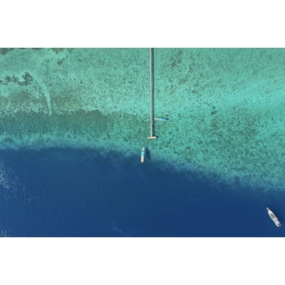 Tableau blue lagoon HEXOA