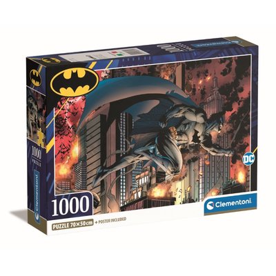 Compact 1000 pièces - batman CLEMENTONI