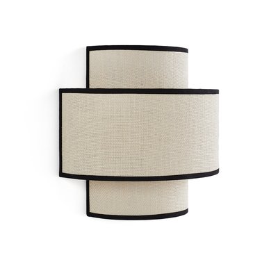 Wandleuchte Come mit Doppelschirm, Jute LA REDOUTE INTERIEURS