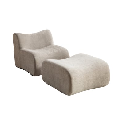 Elément chauffeuse 1 place compressé design moderne, CLOUD MEUBLES COSY