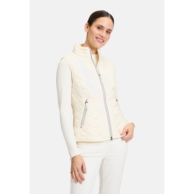 Veste sans manches matelassée à col droit BETTY BARCLAY