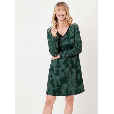 Robe maille évasée à motifs ASDIS LA FIANCÉE