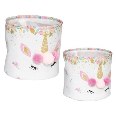 Set de 2 paniers enfant LICORNE ATMOSPHERA