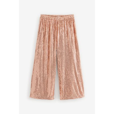 Pantalon large à paillettes NEXT