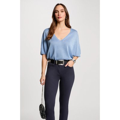 Pull col en V et manches 3/4 MORGAN