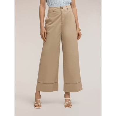 Pantalon large avec détail ajouré MOTIVI