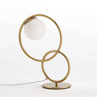 Lampe de salon en verre et métal, Algorta RECOLLECTION