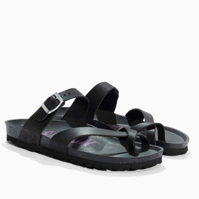 Tongs en cuir DIANE pour femme BAYTON