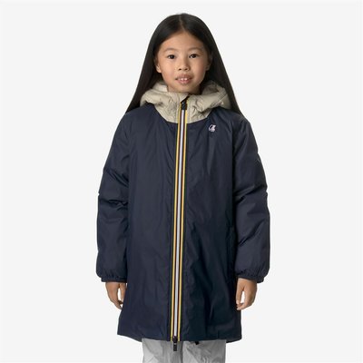 Coupe-vent long zippé à capuche Eiffel Orsetto K-WAY