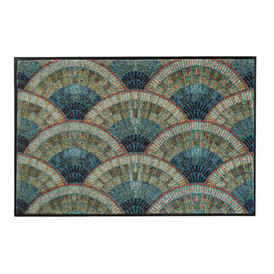 Tapis decor caoutchouc & nylon ECAILLES GARNIER THIEBAUT