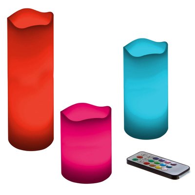 Coffret de 3 bougies LED ATMOSPHERA