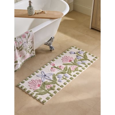 Tapis à imprimé floral aquarelle NEXT
