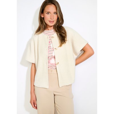 Gilet boutonné à relief LOLALIZA