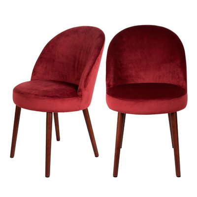 Lot de 2 chaises en velours- BARBARA DUTCHBONE