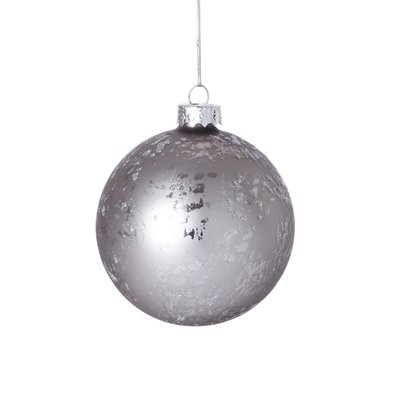 Boule de noël décorative en verre D8 SIA DECO