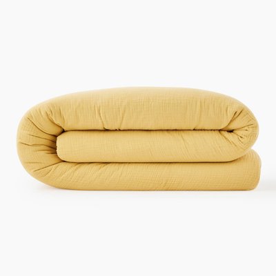 Housse de couette unie, 140x200cm, 100% coton bio MONOPRIX