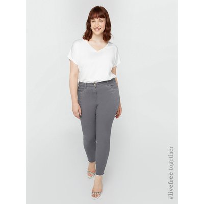 Jean skinny avec petits strass appliqués sous les poches FIORELLA RUBINO
