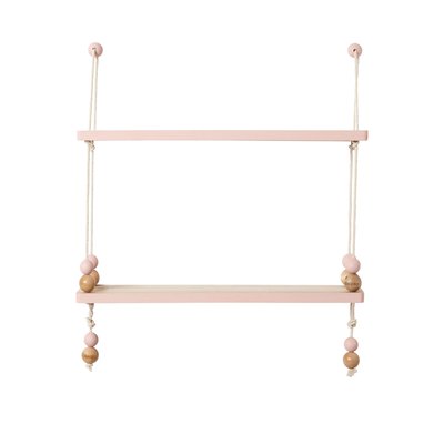 Etagère balançoire bois et corde Macaron VERTBAUDET