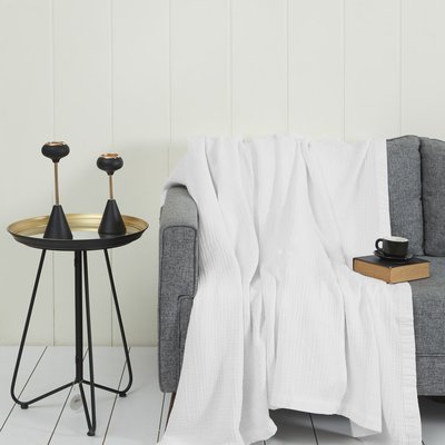 Plaid gansé en gaze de coton LOFT SENSEI MAISON