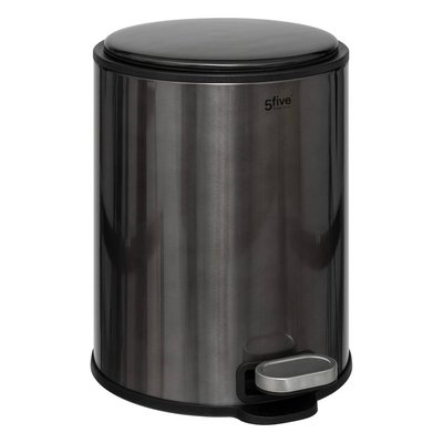 Poubelle 6L métal DELTA 5FIVE SIMPLY SMART
