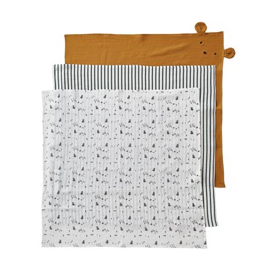 Lot de 3 langes GREEN FOREST VERTBAUDET