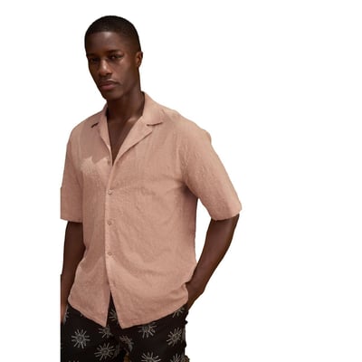 Chemise texturée à manches courtes NEXT