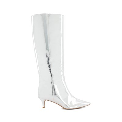 Bottes hauteur genou à talon bobine - SMOOTH DUNE LONDON