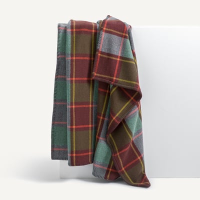 Plaid à carreaux en laine, Kaspi AM.PM