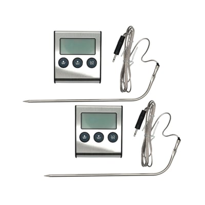 Set de 2 thermomètres de cuisine digital avec sonde BASIC FACKELMANN