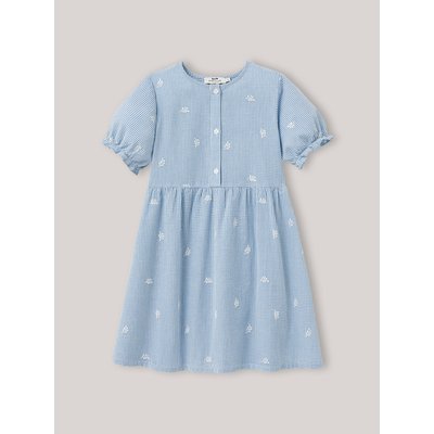Robe - vichy brodé CYRILLUS