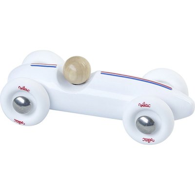Voiture Grand Prix vintage PM blanche VILAC