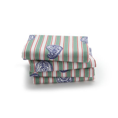 Serviettes de table imprimées coton lavé, Maité LA REDOUTE INTERIEURS