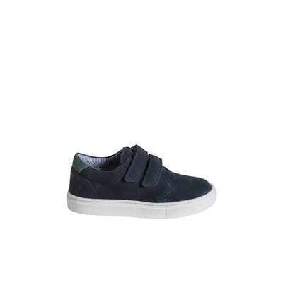 Derbies scratchés cuir enfant VERTBAUDET
