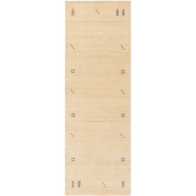 Tapis de couloir en laine tissé main JAMAL BENUTA 