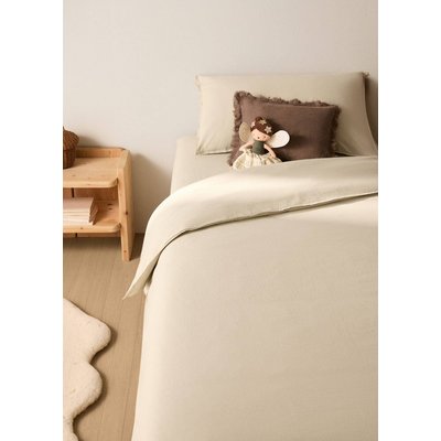 Housse de couette enfant coton lavé double surpiqûre lit 90 cm MANGO HOME