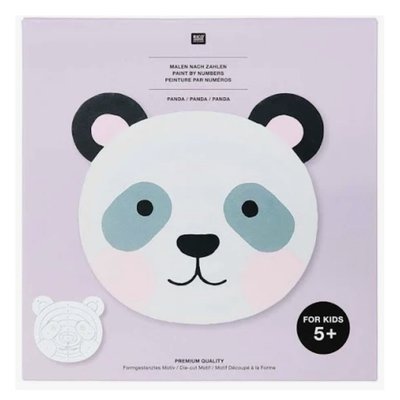 Peinture par numeros panda - RICO DESIGN
