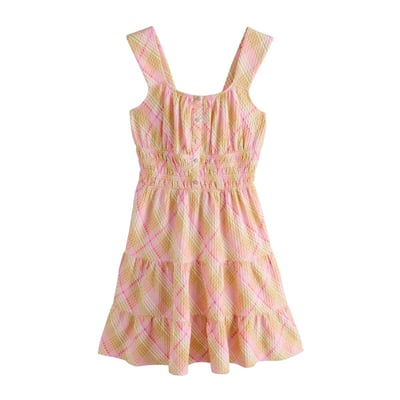 Robe courte sans manches texturée en jersey NEXT