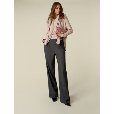 Pantalon palazzo à rayures OLTRE