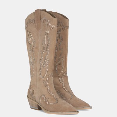 Bottes à paillettes à bout pointu ALMA EN PENA